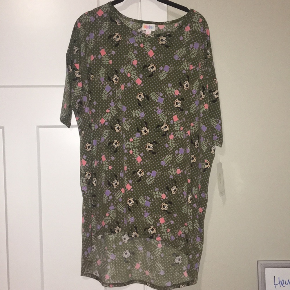 LuLa Roe Disney long shirt Minnie Mouse